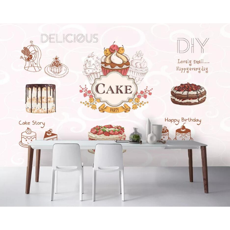 European Cake Catering Wallpaper