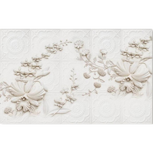 Simple European White Orchid Wallpaper