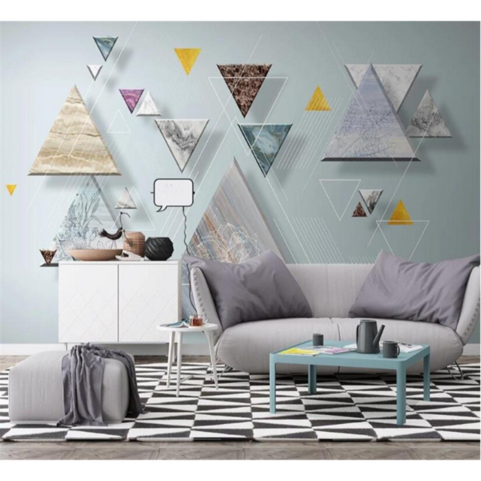 3D Geometric Abstract Wallpaper