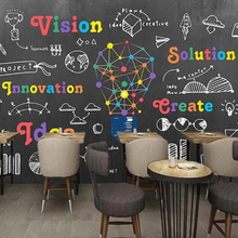 3D Creative Blackboard Thoughts Wallpaper
