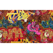 Brick Wall Graffiti Wallpaper