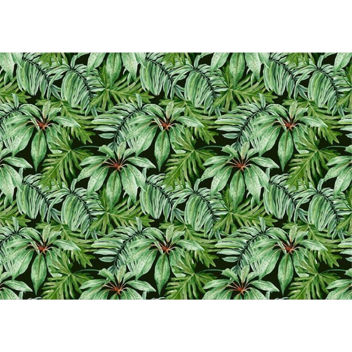 3D Green Banana Leaf Wallpaper