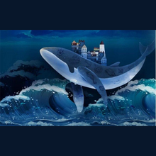 3D Dream whale wallpaper