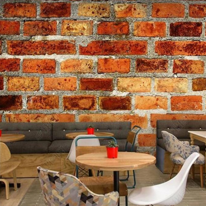 3D Brick Wall Wallpaper