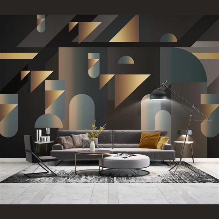 3D Luxury Geometric Wallpaper