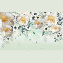 3D Idyllic flowers wallpaper