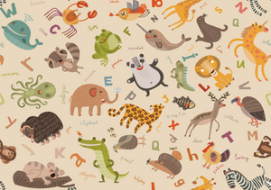 3D Adorable Animals Collage Wallpaper