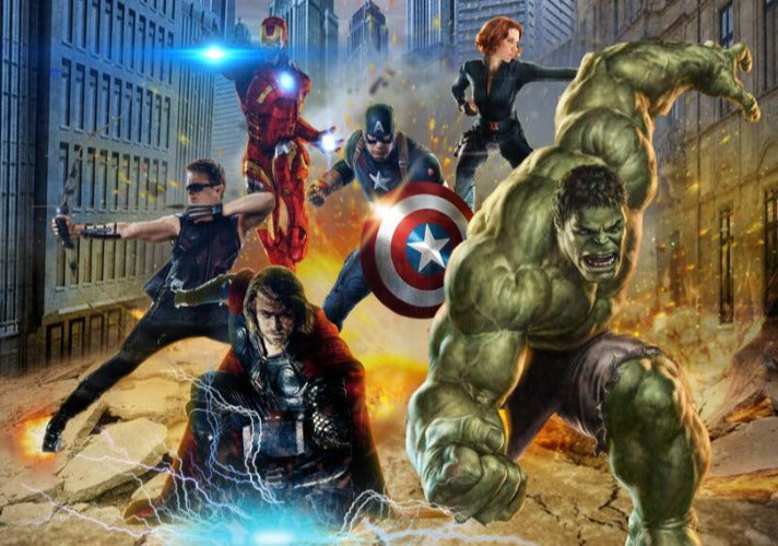 3D Marvel Characters Wallpaper