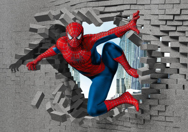 Wallpaper Flying Spiderman 3D Wall Decal Wall Decor Dust and Stick  Wallpaper