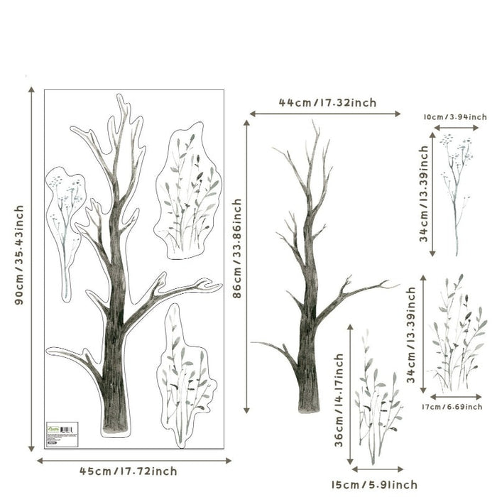 Large Forest Tree Stickers