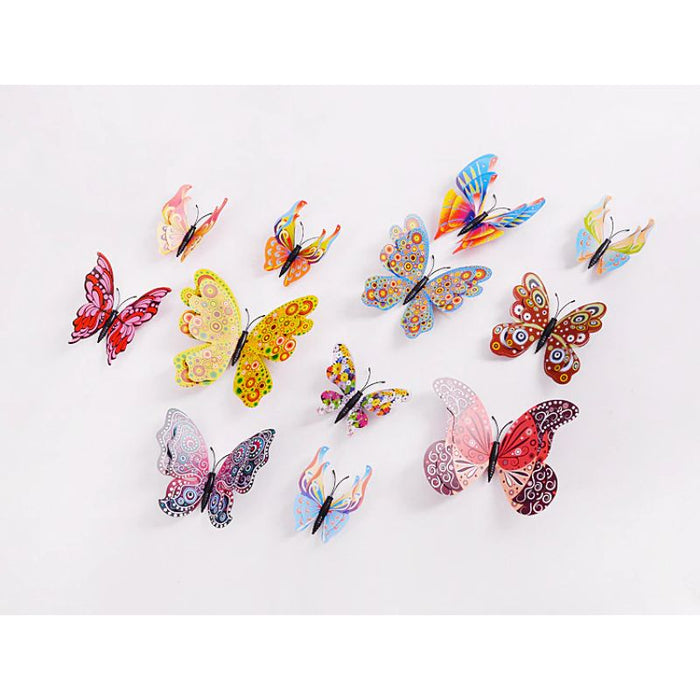 3D Butterfly Wall Sticker For Wedding Decoration