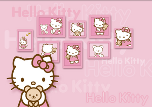 3D Beautiful Hello Kitty Wallpaper