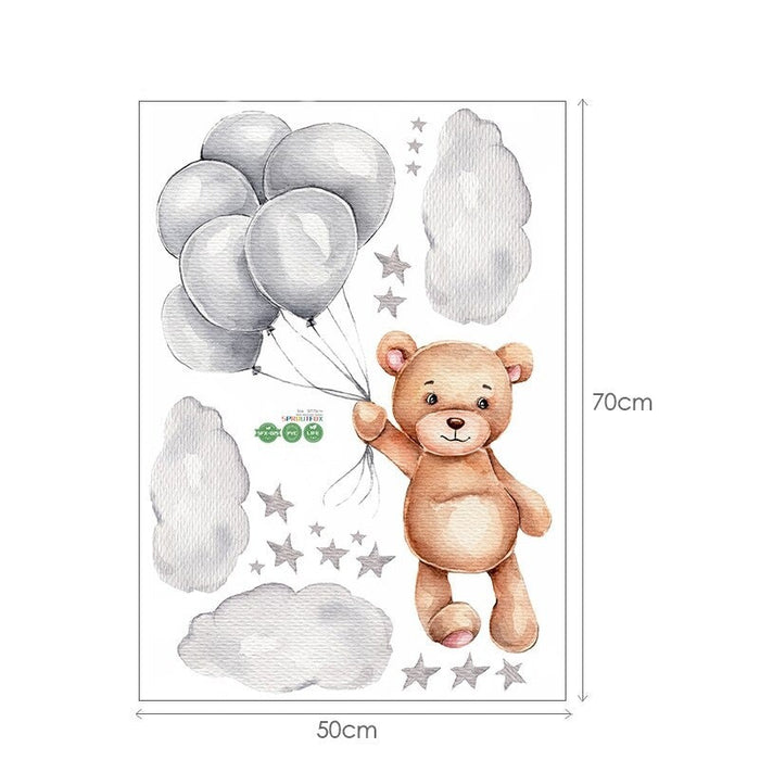 Swing Polar Bear Wall Sticker For Kid's Room