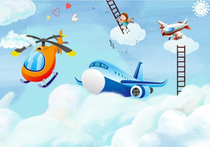3D Airplanes In The Sky Wallpaper