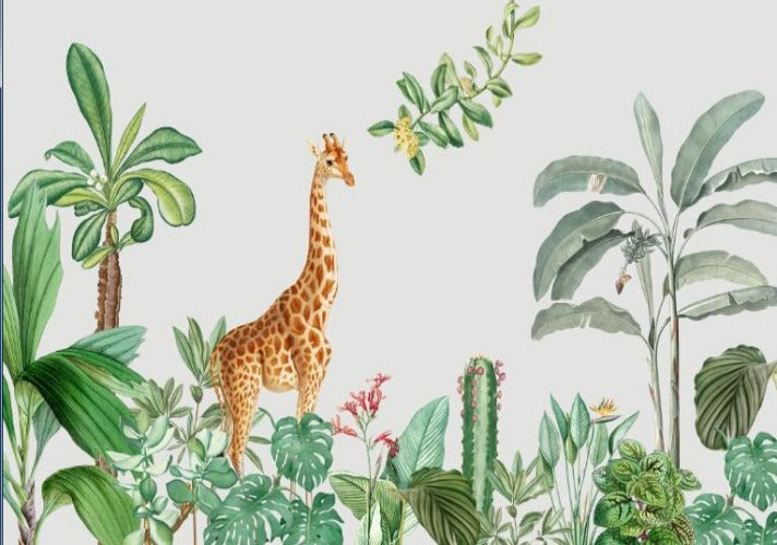 3D Great Giraffe Wallpaper