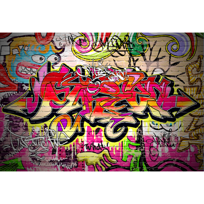 Urban Colorful Graffiti Wallpaper