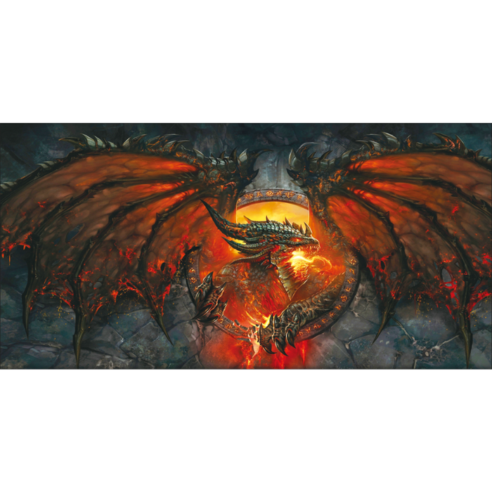 Dystopian Fire-Breathing Dragon Wallpaper