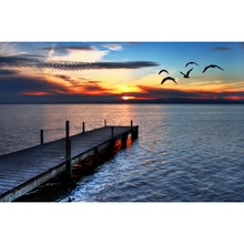 Oceanside Pier Sunset View Wallpaper