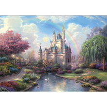 Beautiful Rainbow Castle Environment Wallpaper