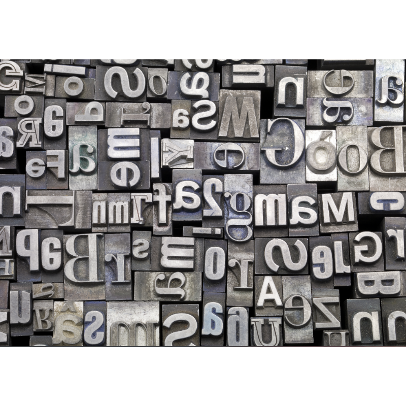 The Unique Letters Wallpaper