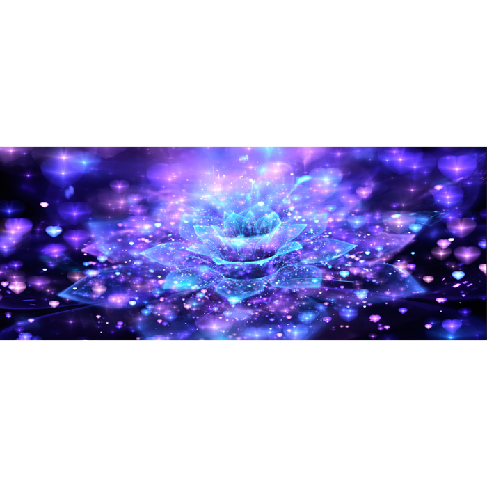 Sci-Fi Inspired Purple Flower Wallpaper