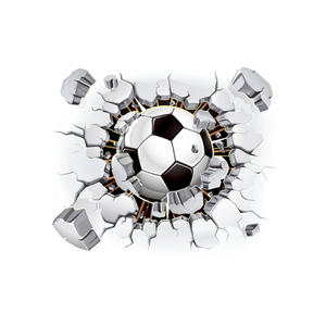 Powerful Soccer Ball Wallpaper