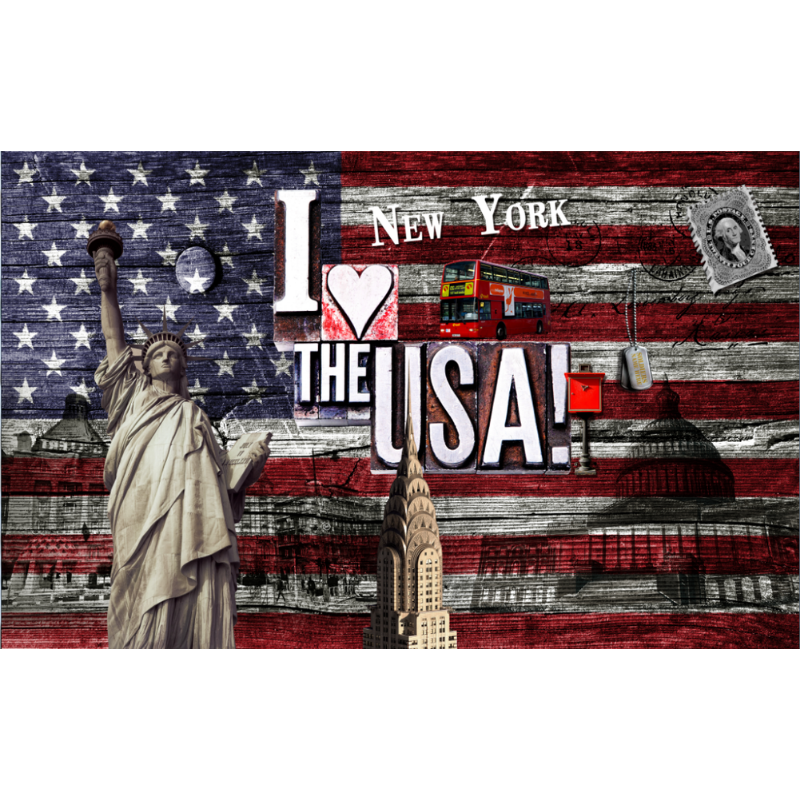 Patriotic USA Love Wallpaper