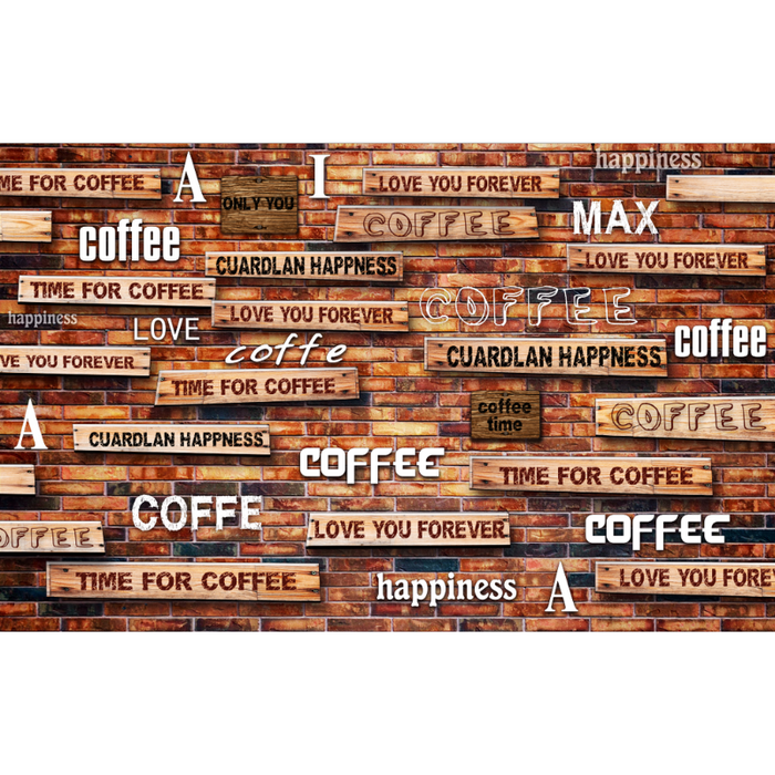 Morning Coffee Fanatic Mural Wallpaper