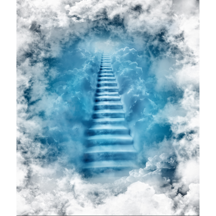 Stairway To Heaven In The Clouds Wallpaper