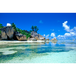 Crystal Clear Water Private Beach Island Wallpaper