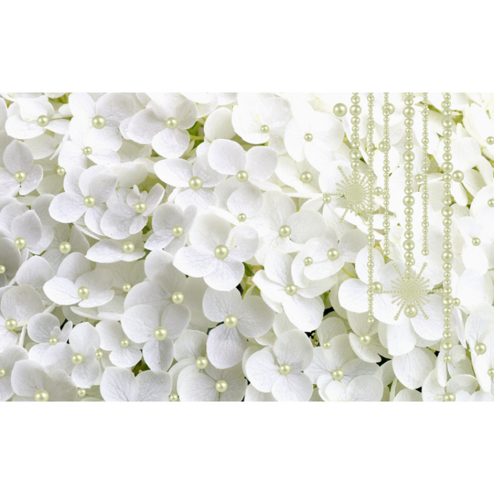 Simple White Pearl Flower Variety Wallpaper