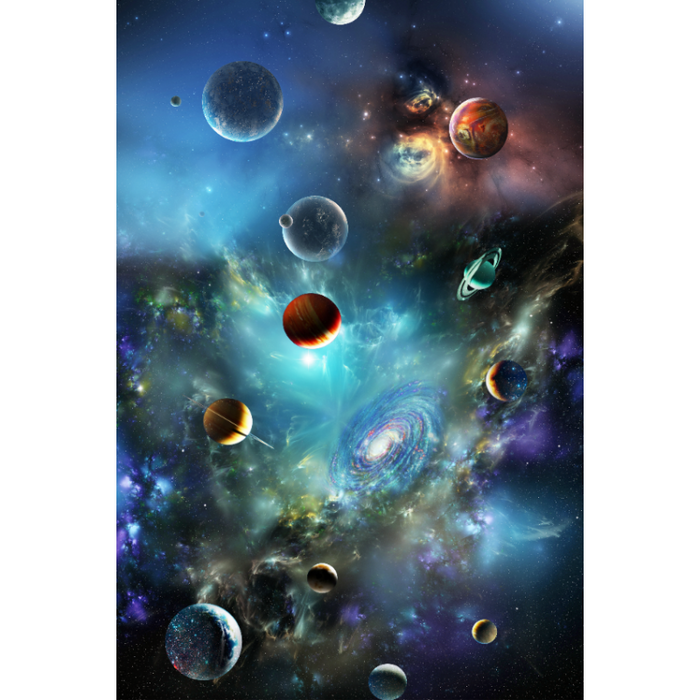 Space Galaxy & Planets Wallpaper