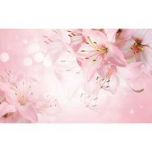 Gorgeous Pink Wildflower Petals Dancing Wallpaper