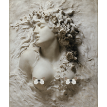 Artistic Marble Women In White Wallpaper