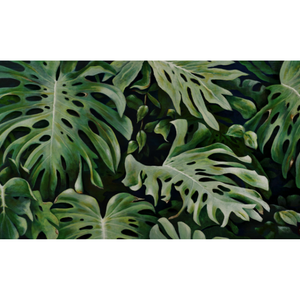 Modern Minimalist Natural Banana Leaf Wallpaper