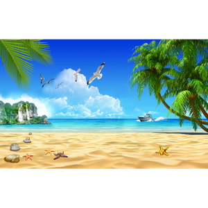 Gorgeous Seaside Beach View Wallpaper
