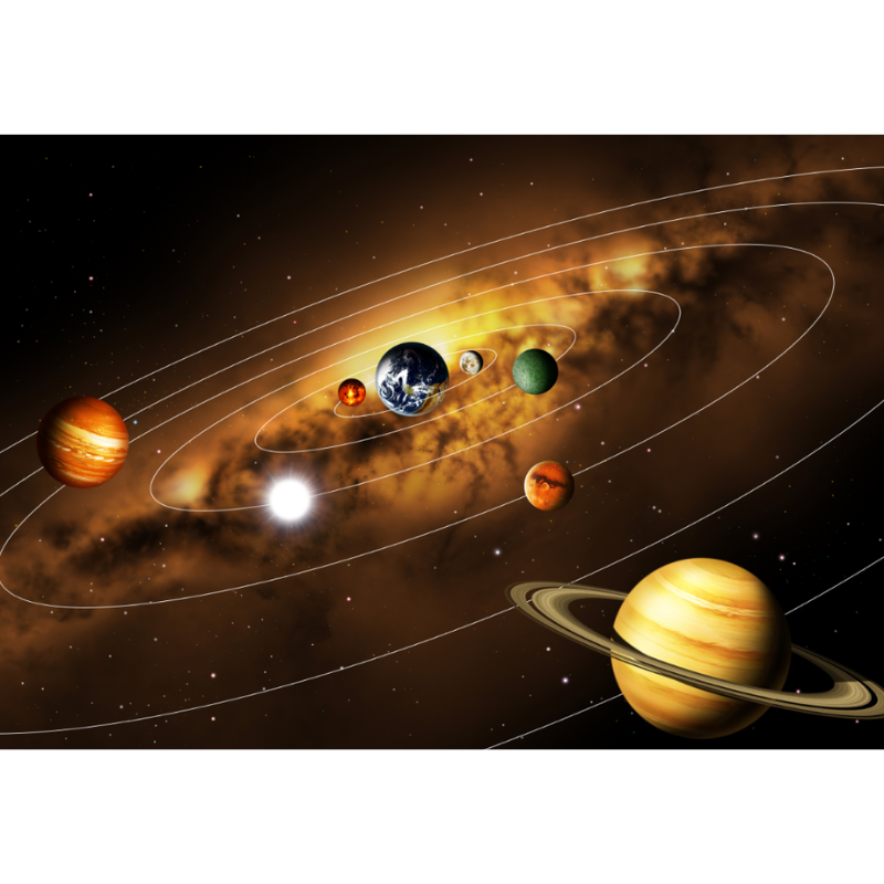 Earth's Surrounding Solar System Wallpaper