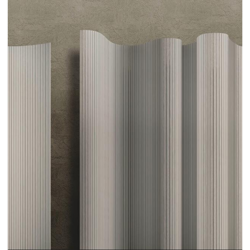 Tall Abstract Striped Sheet Waves Wallpaper