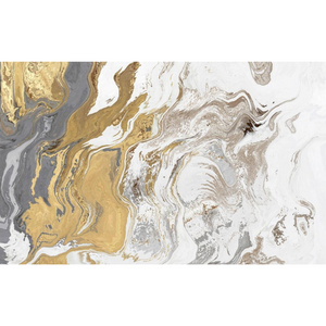 Luxurious Colored Marble Painted Wallpaper