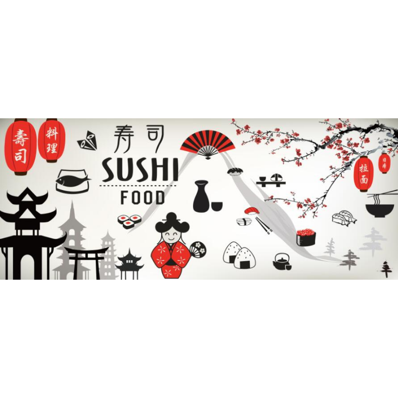Sushi Theme Wallpaper