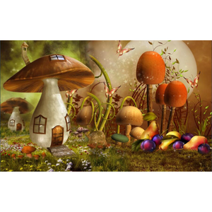 Mushroom Garden Theme wallpaper