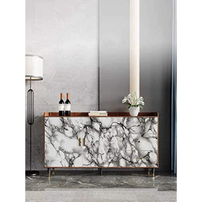 Marble Peel And Stick Wallpaper Easily Removable And Self-Adhesive
