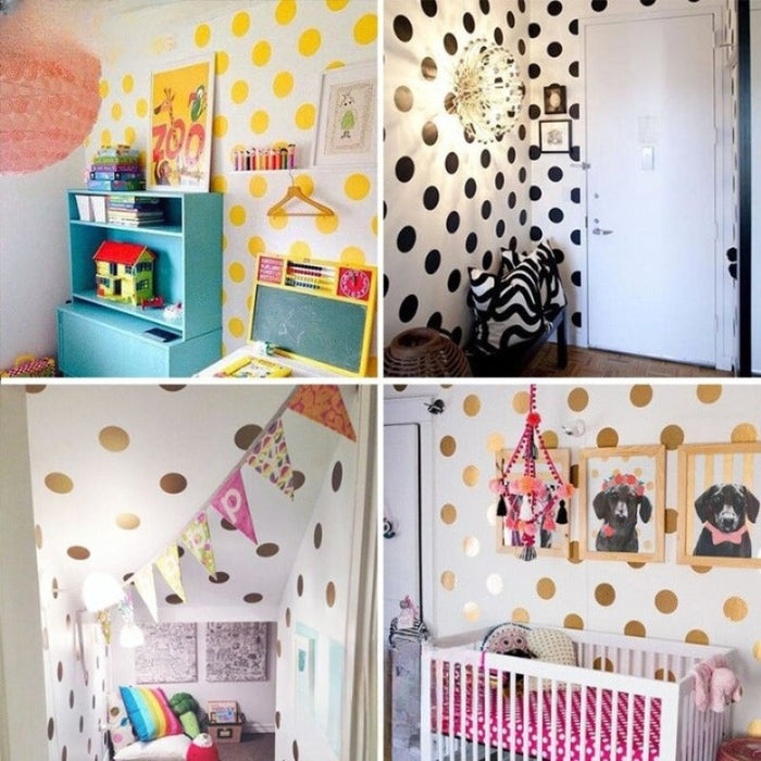 Baby Boy Polka Dot Wall Decals