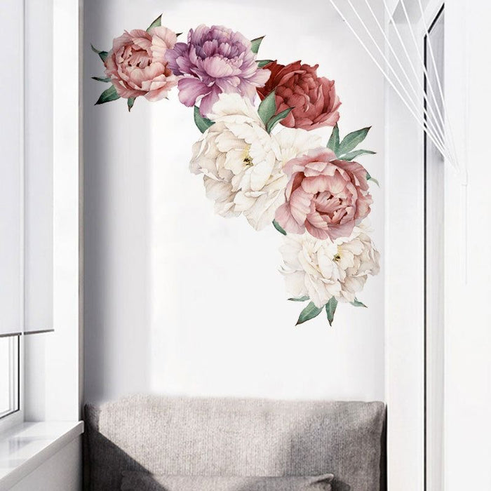 Blooming Peony Wall Sticker