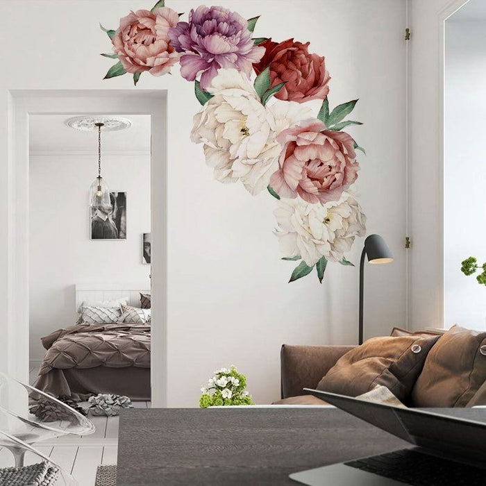 Blooming Peony Wall Sticker