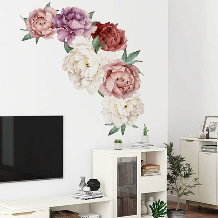 Blooming Peony Wall Sticker