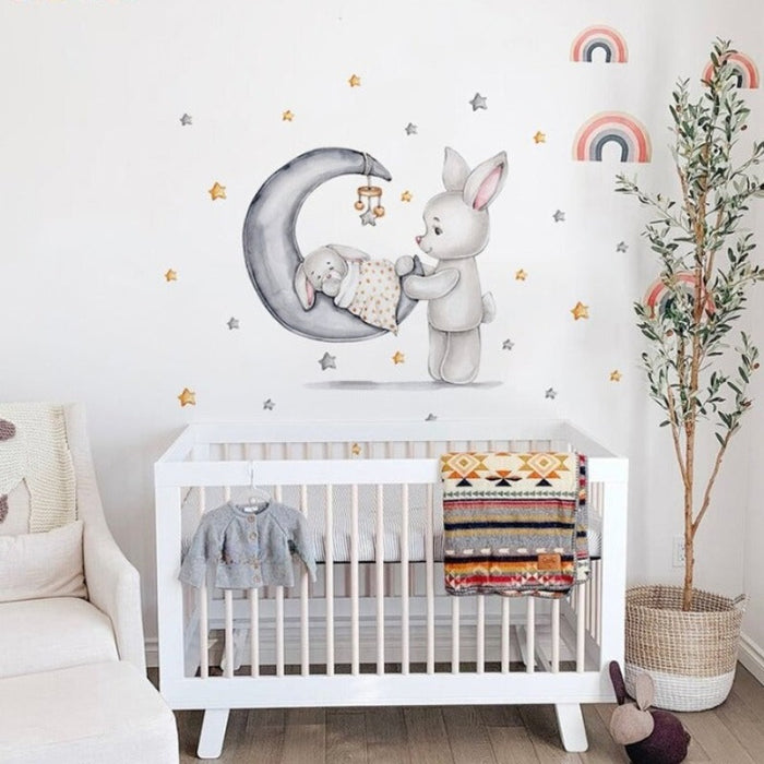 Bunny Good Night Wall Stickers