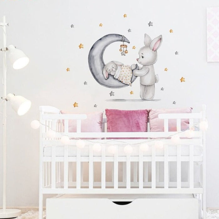 Bunny Good Night Wall Stickers