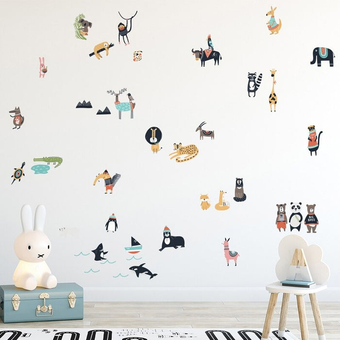 Panda Bear Wall Sticker For Home Decor