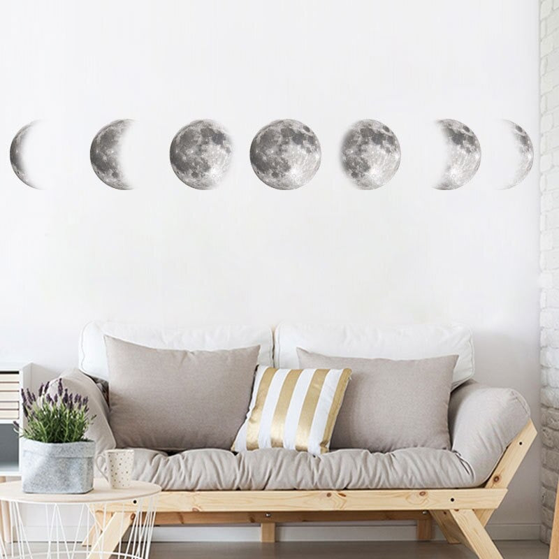 DECORATIVE MOON PHASES, DECO STICKERS